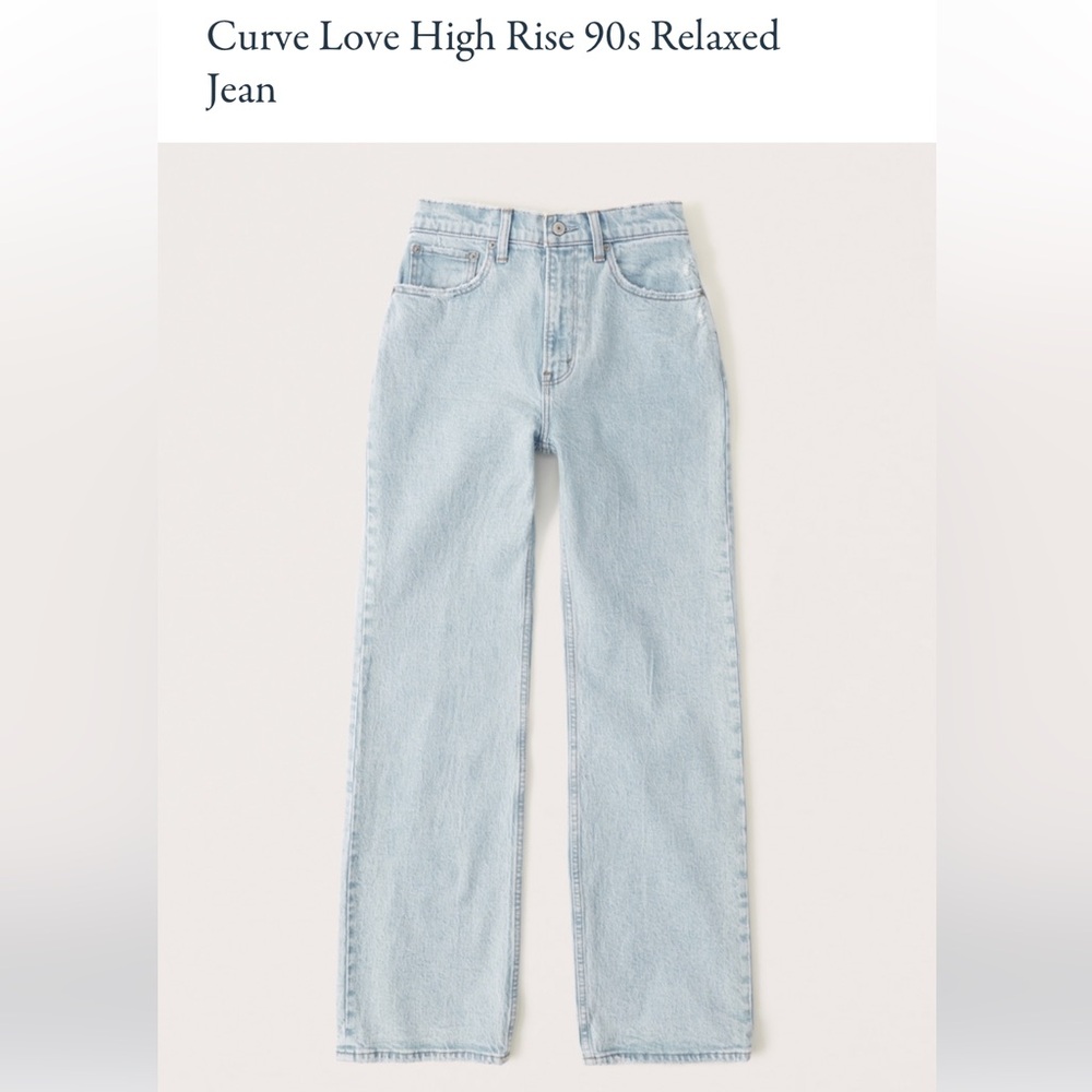 A&F High Rise 90s Relaxed Jeans